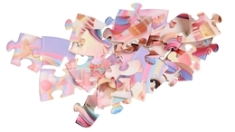 Okragłe puzzle 24 KONIK JEDNOROŻEC 3