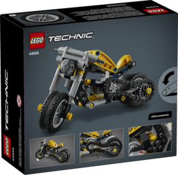 Klocki LEGO TECHNIC Żółty motocykl 3