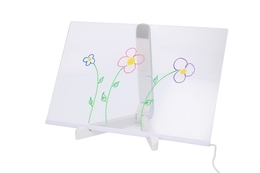 Akrylowa tablica LED do rysowania podświetlana NEON 30x20cm 5
