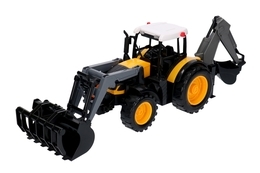 Traktor koparka z ładowaczem, spychacz 3
