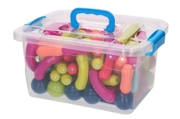 JUMBO klocki magnetyczne 102el w wiaderku 5
