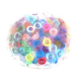 SQUISHY gniotek antystresowy CRYSTALL BALL z koralikami 2