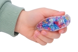 SQUISHY gniotek antystresowy CRYSTALL BALL z koralikami 3