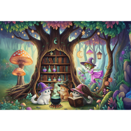 Puzzle 100 Czarodziejskie kociaki 3