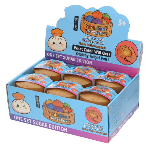 SQUISHY antystresowy gniotek PIEROŻEK w koszyczku 10