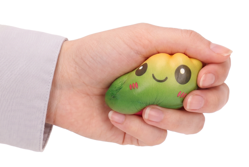 SQUISHY antystresowy gniotek PIEROŻEK w koszyczku 4