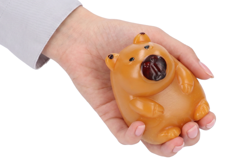 Gniotek antystresowy KAPIBARA z małą kapibarą squishy 2