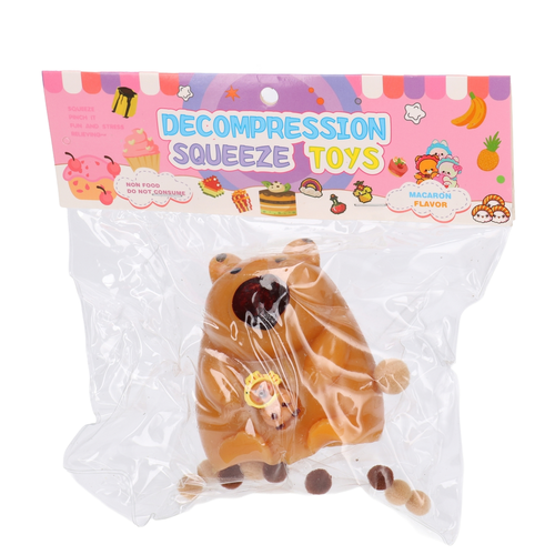 Gniotek antystresowy KAPIBARA z małą kapibarą squishy 5