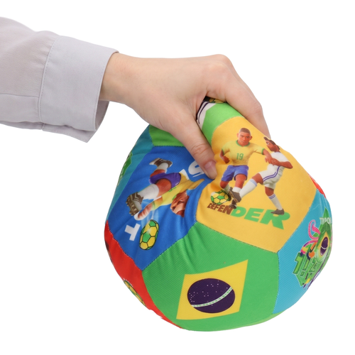 Duża XXL miekka piankowa piłka materiałowa PIŁKARZE  4
