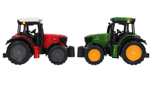 Traktor z przyczepą, siewnik Mały Farmer 6