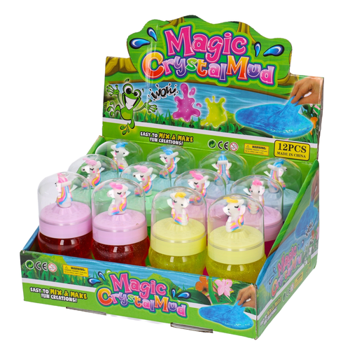 Slime brokatowy JEDNOROŻEC glut, masa żelowa 6