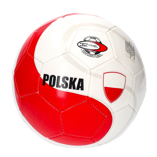 Piłka nożna POLSKA biało czerwona  3