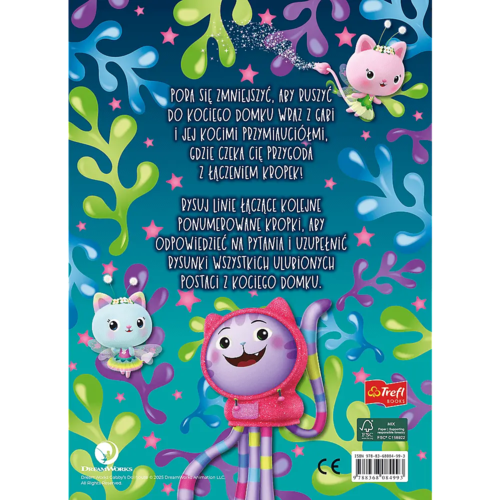 Książka Koci domek Gabi połącz kropki 4