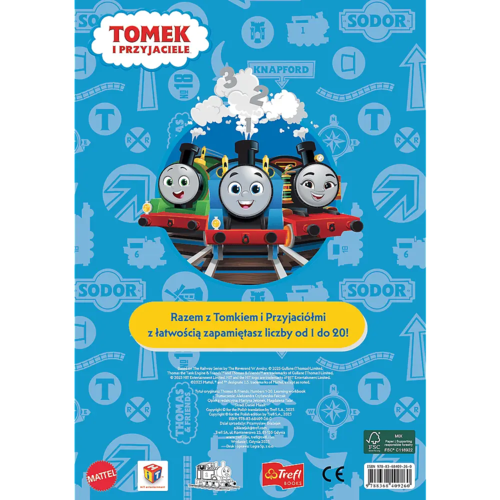 Książka Tomek i przyjaciele, liczby od 1 do 20 2