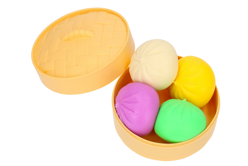 SQUISHY antystresowy gniotek PIEROŻEK w koszyczku 6