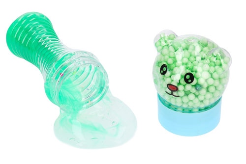 Brokatowy slime MIŚ masa żelowa 3
