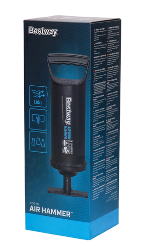 Pompka do materaca ręczna - basen, materac, koło Air Hammer 62003 10