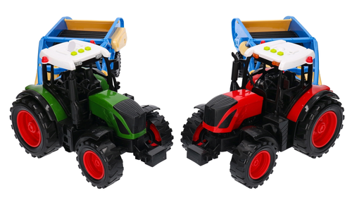 Traktor z przyczepą - kopaczka do ziemniaków dźwięki, światła 15