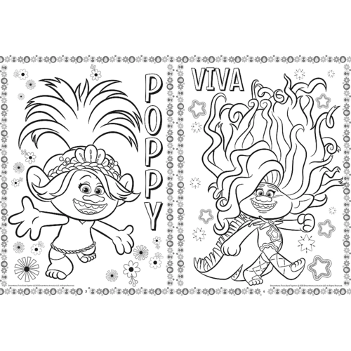 Kolorowanka Trolls 2