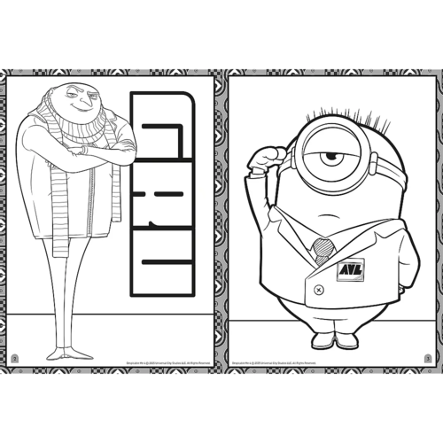 Kolorowanka Minionki 2