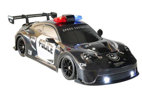 Policyjne auto na radio zdalnie sterowane MIĘKKA KAROSERIA policja 5