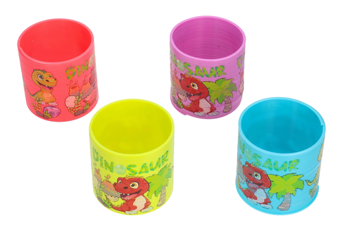 Magiczna sprężyna DINOZAURY zabawka zręcznościowa 4