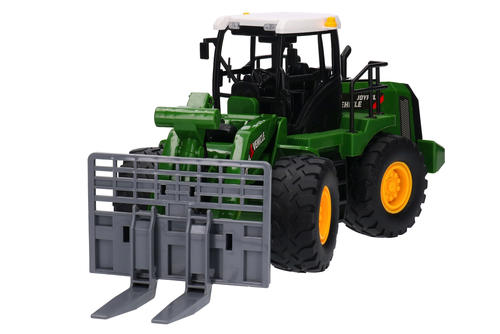 Traktor z ładowaczem, ładowarka widłowa 5
