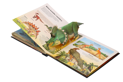 Książka 3D DINOZAURY 2