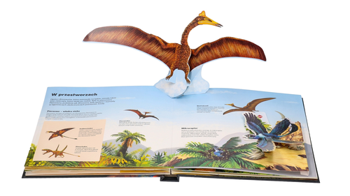 Książka 3D DINOZAURY 4
