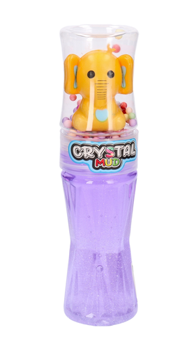 Duży SLIME z gniotkiem, masa żelowa brokat 3