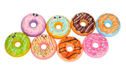 SQUISHY antystresowy gniotek DONUT pączek - miękki i elastyczny 1szt 6