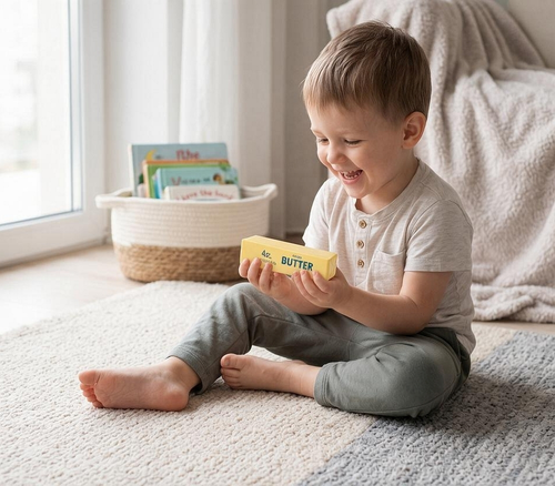 SQUISHY antystresowy gniotek MASŁO miękki i elastyczny 1szt 2