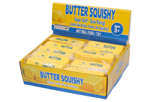 SQUISHY antystresowy gniotek MASŁO miękki i elastyczny 1szt 6