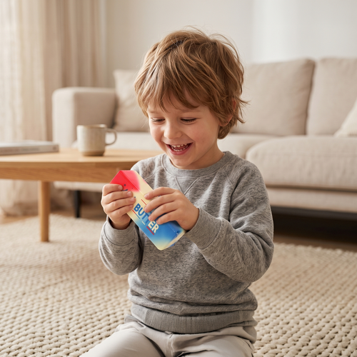 SQUISHY antystresowy gniotek MASŁO KOLOROWE miękki i elastyczny gniot 1szt 2