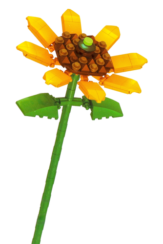 Mini klocki KWIATY FLOWERS różne wzory 4