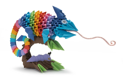 Origami 3D Kameleon 2
