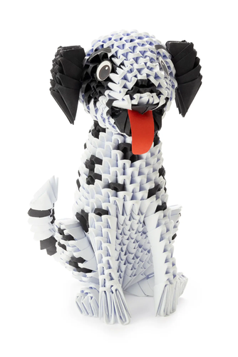 Origami 3D Dalmatyńczyk 2