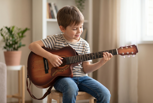 Mega duża GITARA AKUSTYCZNA  80cm zabawkowy instrument dla dzieci  2