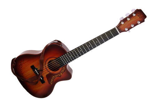 Mega duża GITARA AKUSTYCZNA  80cm zabawkowy instrument dla dzieci  5