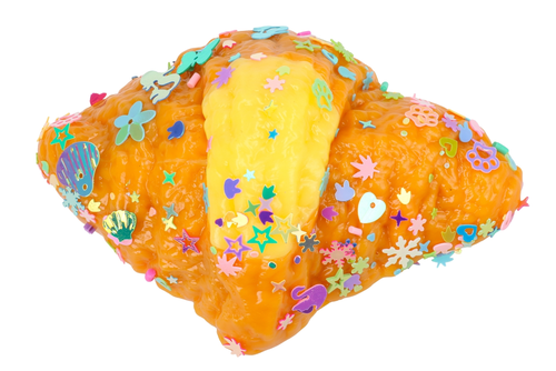 SQUISHY antystresowy gniotek CROISSANT z posypką 1szt 4