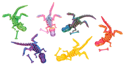 Figurka 3D szkielet DINOZAURA z drukarki, hit TIK TOKA 6