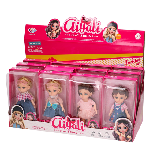 Mini lalka modna i urocza, kieszkonkowa laleczka 8