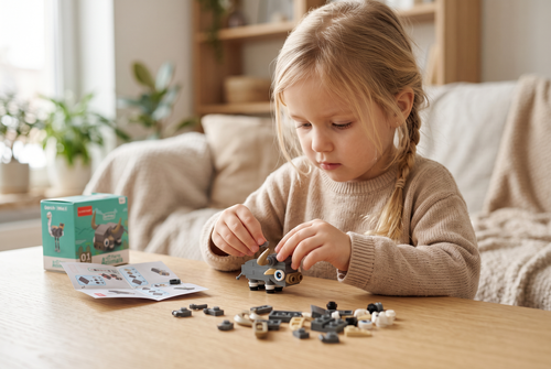 Mini klocki ZWIERZĘTA 10 wzorów 2