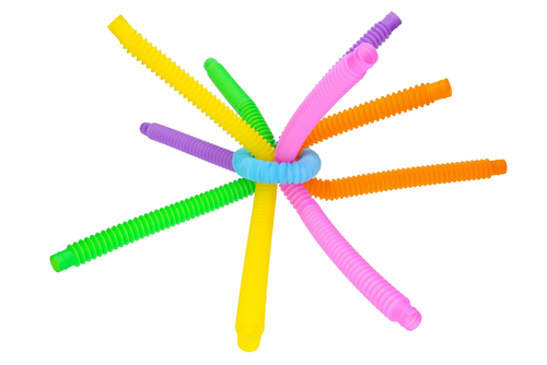RURKI SENSORYCZNE tuba rozciągana sensoryczna zestaw 6szt POP TUBES 4