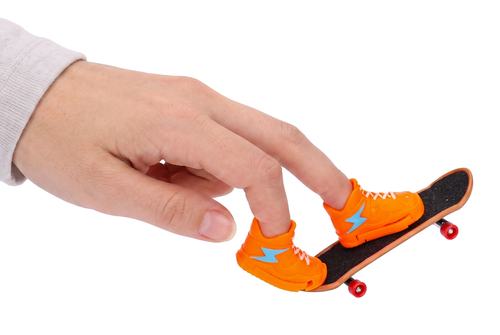 Fingerboard BMX deskorolka na palec + rower i buty 4