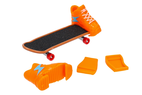 Fingerboard BMX deskorolka na palec + rower i buty 5
