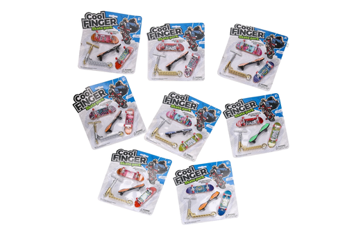 Hulajnoga+ deskorolka mini fingerboard zestaw 6