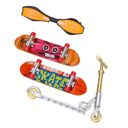 Hulajnoga+ deskorolka mini fingerboard zestaw 3