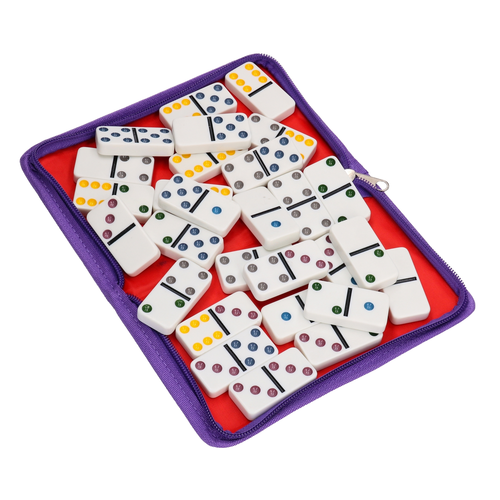 Super duże DOMINO w etui - gra logiczna 5