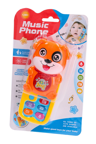Telefon PIESEK dla malucha, gra, świeci 12
